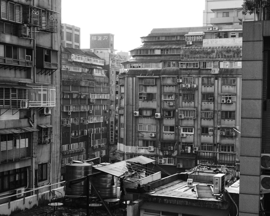 台北の古いビル