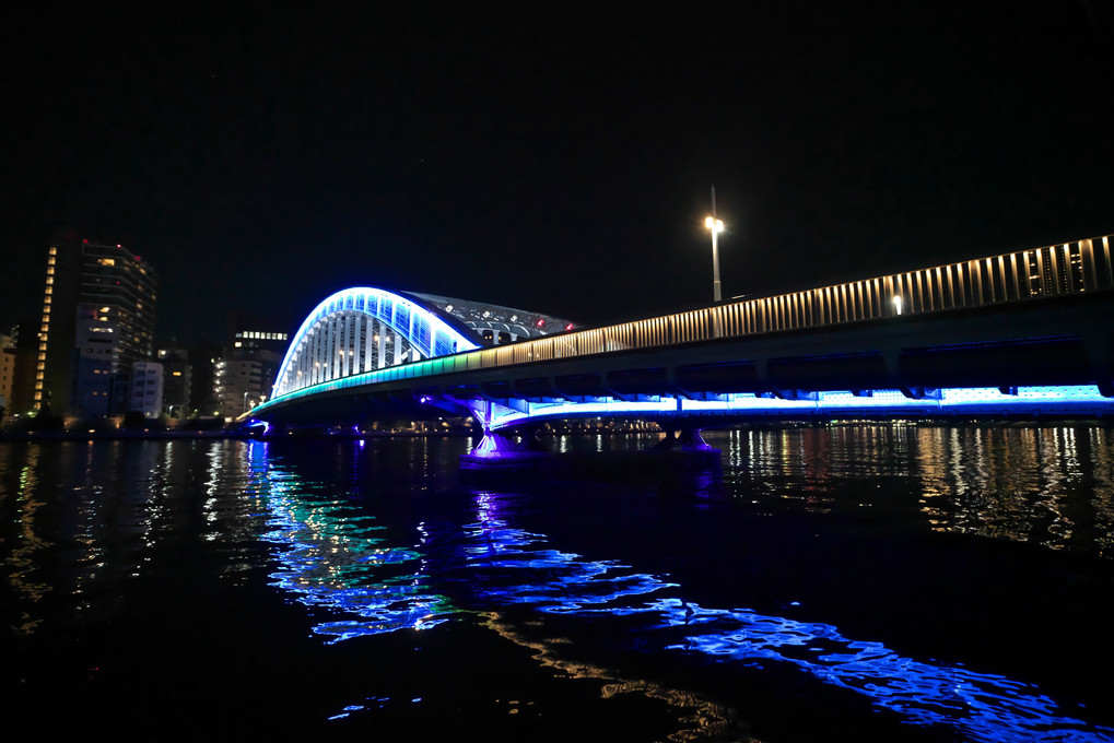 永代橋ライトアップ