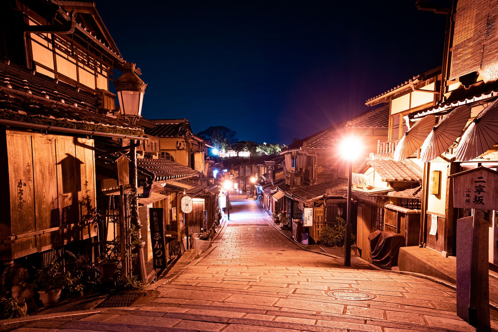 京都の夜を散歩