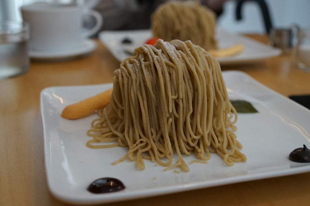 小布施で食べたモンブラン