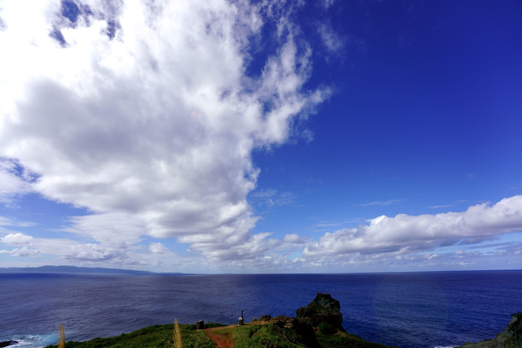 雲: 石垣島最西端「御神崎」