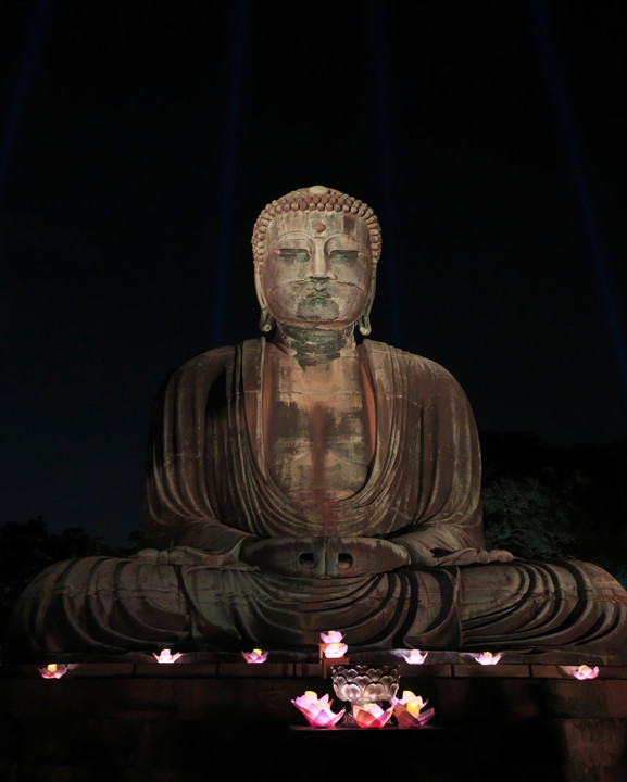 鎌倉大仏　夜の姿