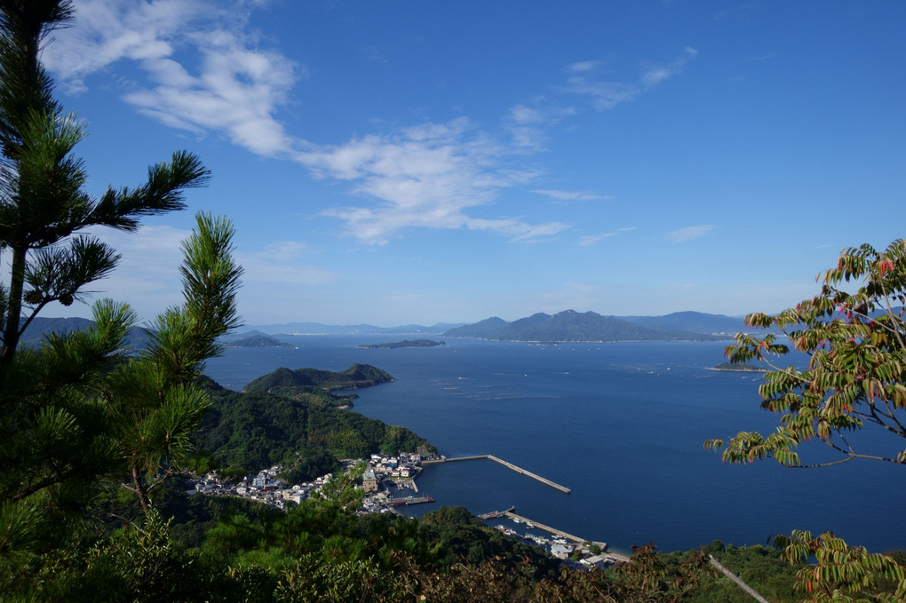 安芸小富士　中腹から