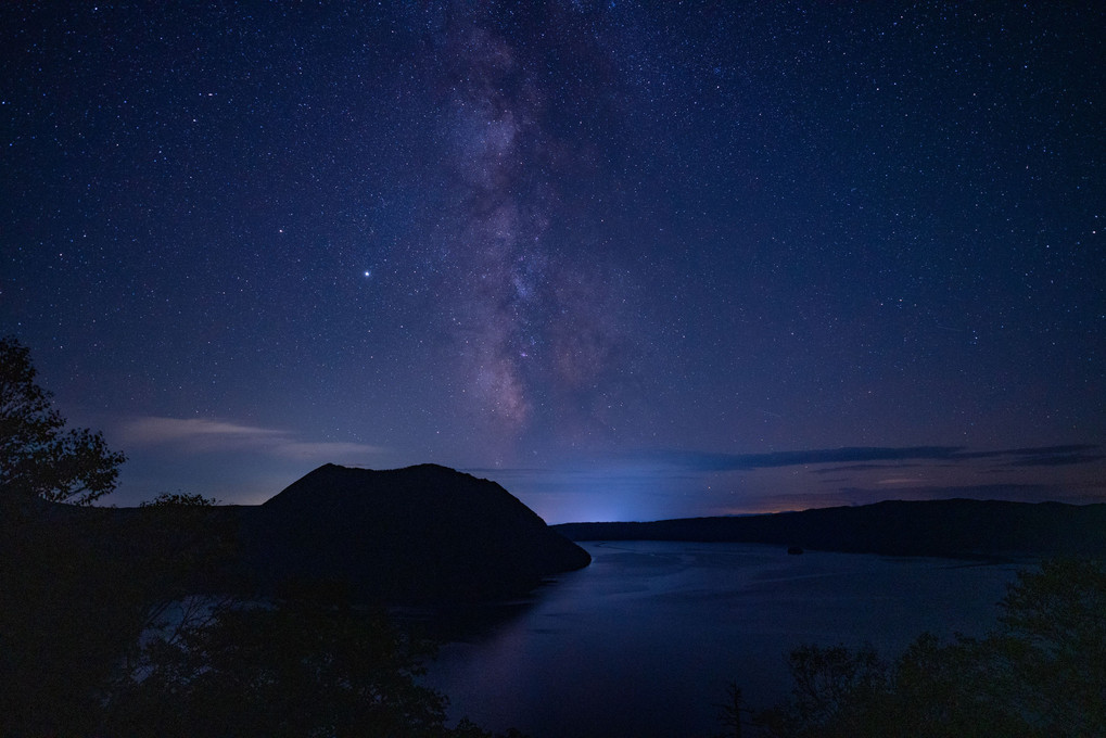 摩周湖の夜空