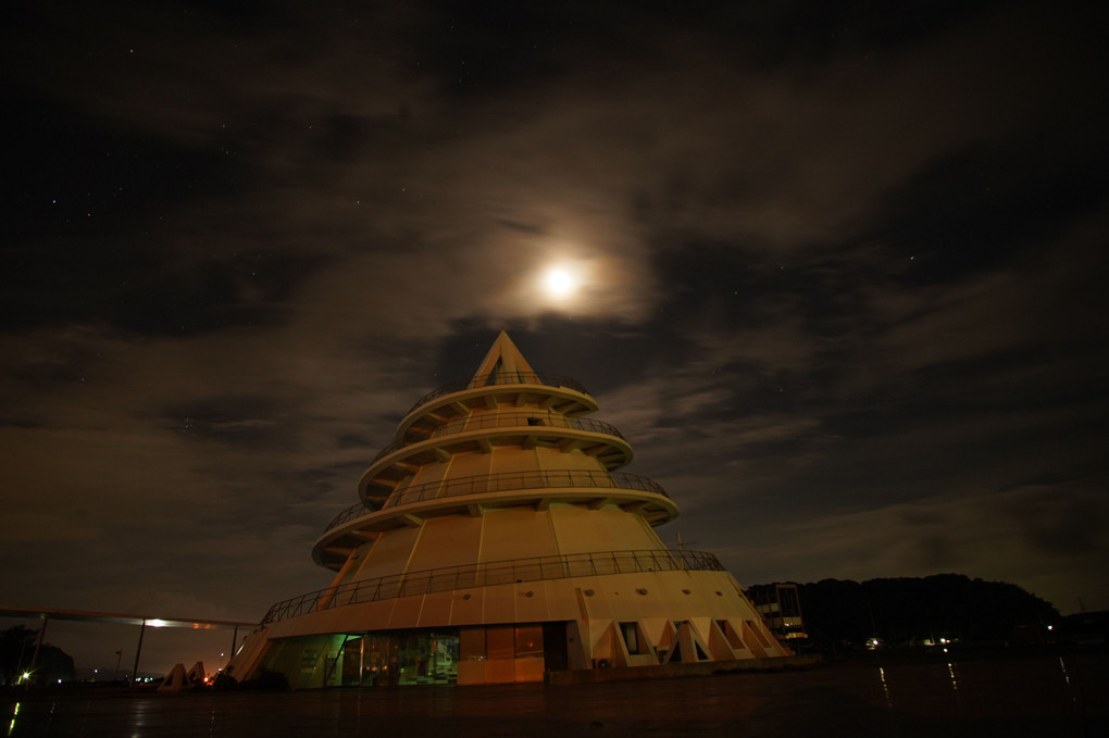 三角町海のピラミッド夜景