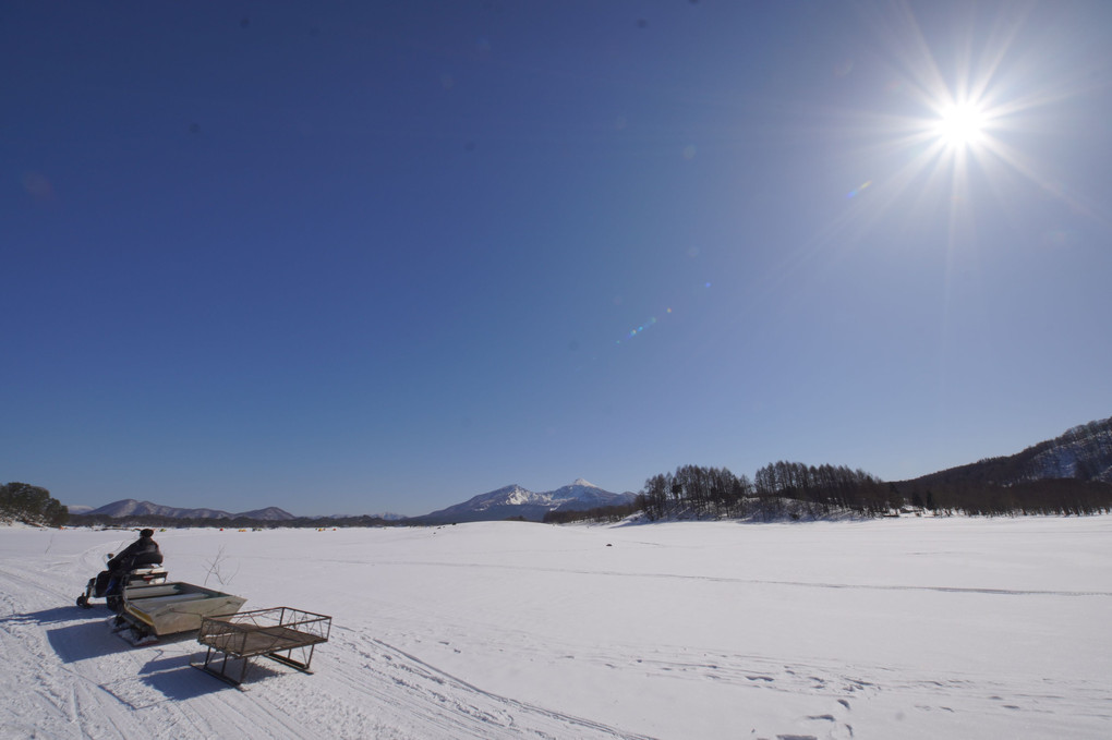 氷上の風景