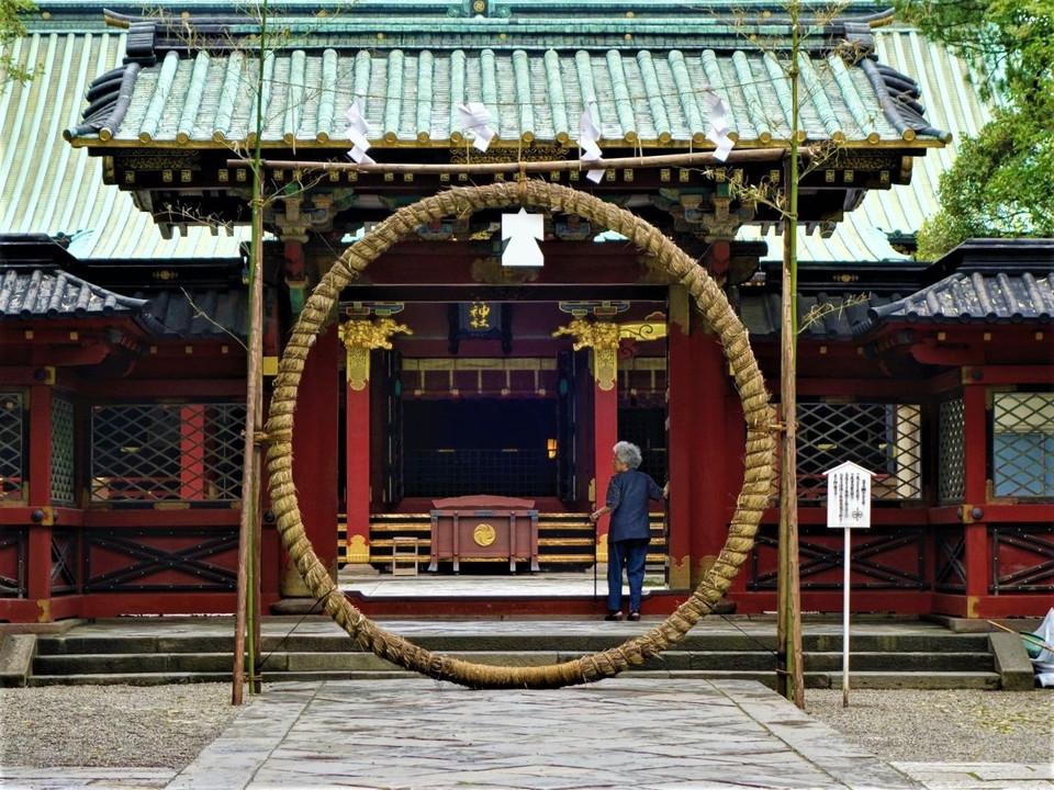 根津神社 茅の輪