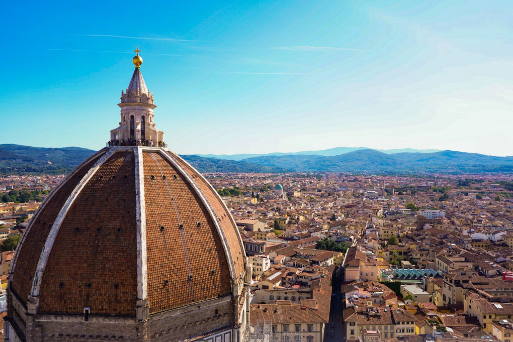 鐘楼から見下ろすフィレンツェの絶景