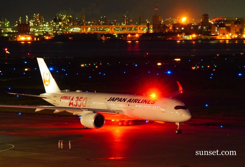 JAL  A350-900 初日