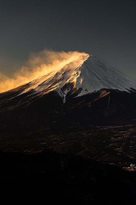 金ピカ富士山