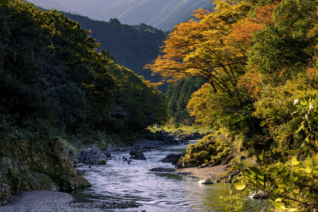 御嶽渓谷の紅葉