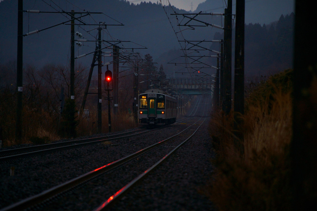 始発列車　