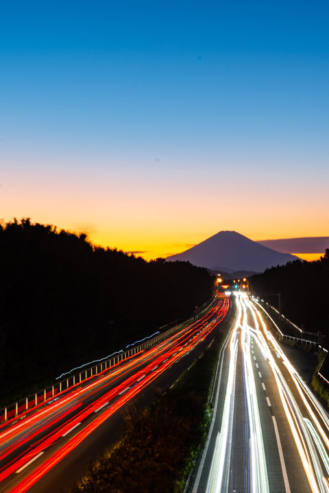 The way to Mt.Fuji