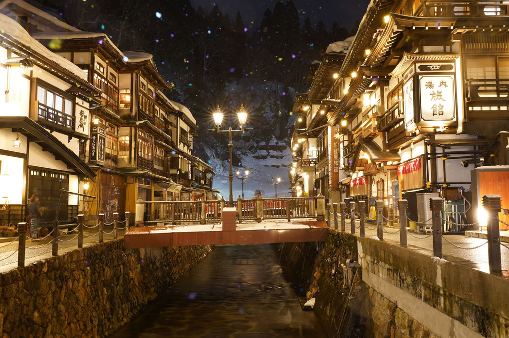 銀山温泉 ～colorful snow～