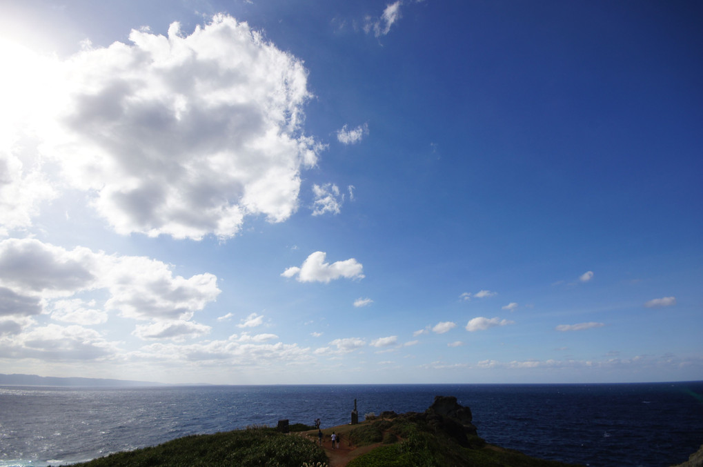 石垣島　御神崎　海と空