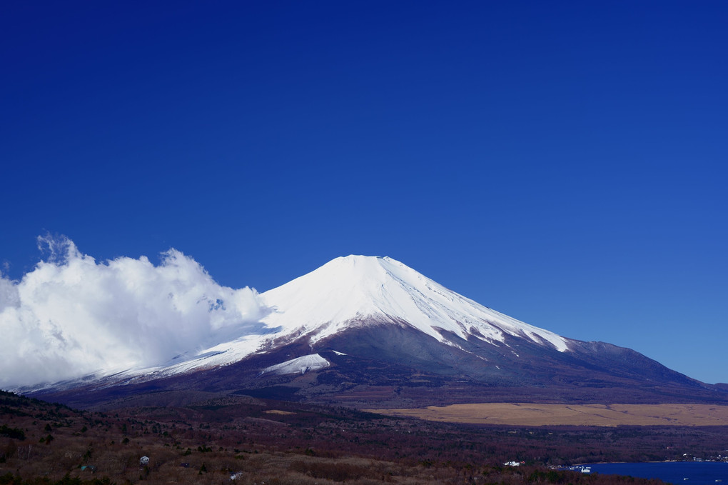 空と雲と富士山