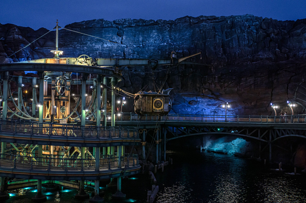 ディズニーシーは夜が楽しい