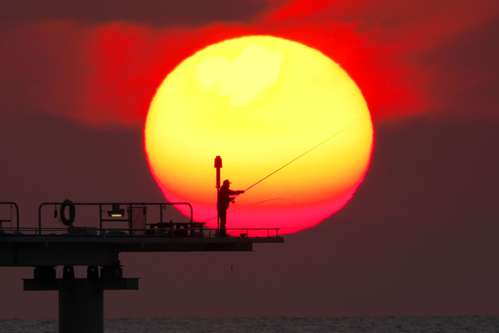 11月20日のダルマ夕日