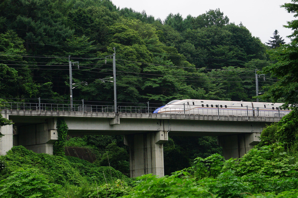 しなの鉄道と新幹線