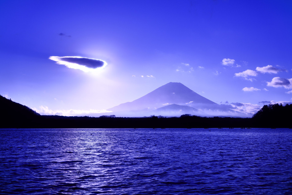 2020/11月22日の精進湖富士山