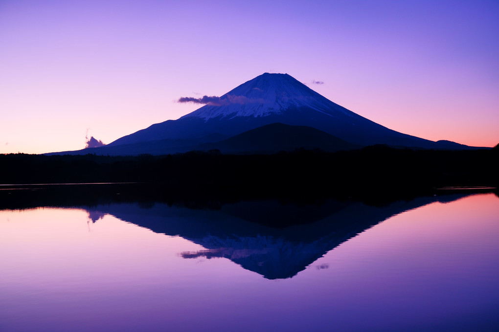 2021/12/30夜明けの富士山