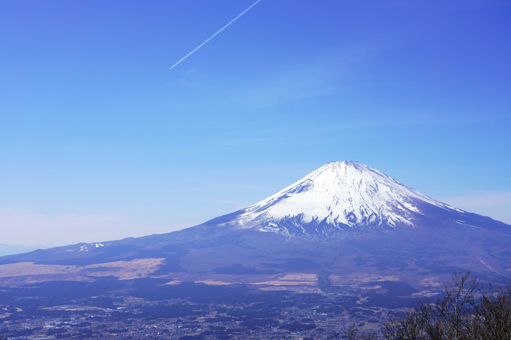 金時山から望む富士山