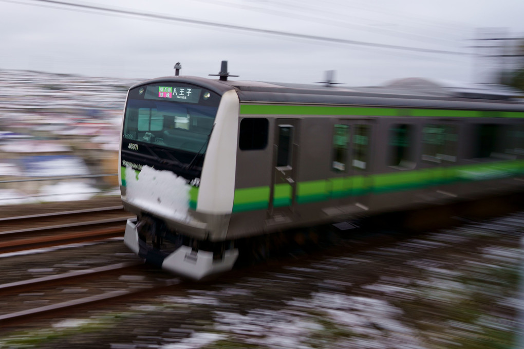 雪の横浜線