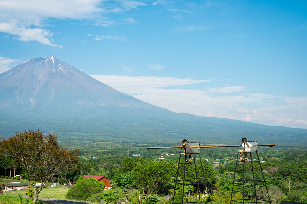 夏の富士山