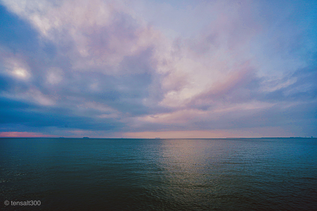 朝靄の海