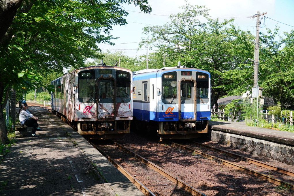 #のと鉄道#初夏の能登鹿島駅