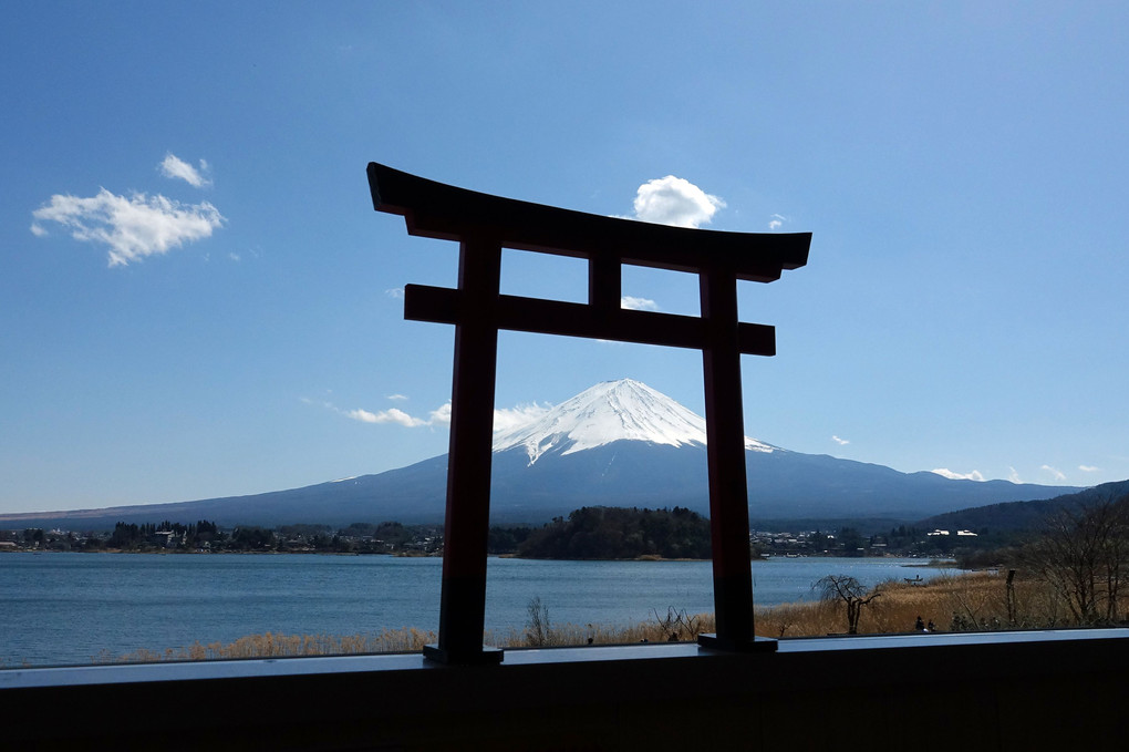 ３月の富士を撮る