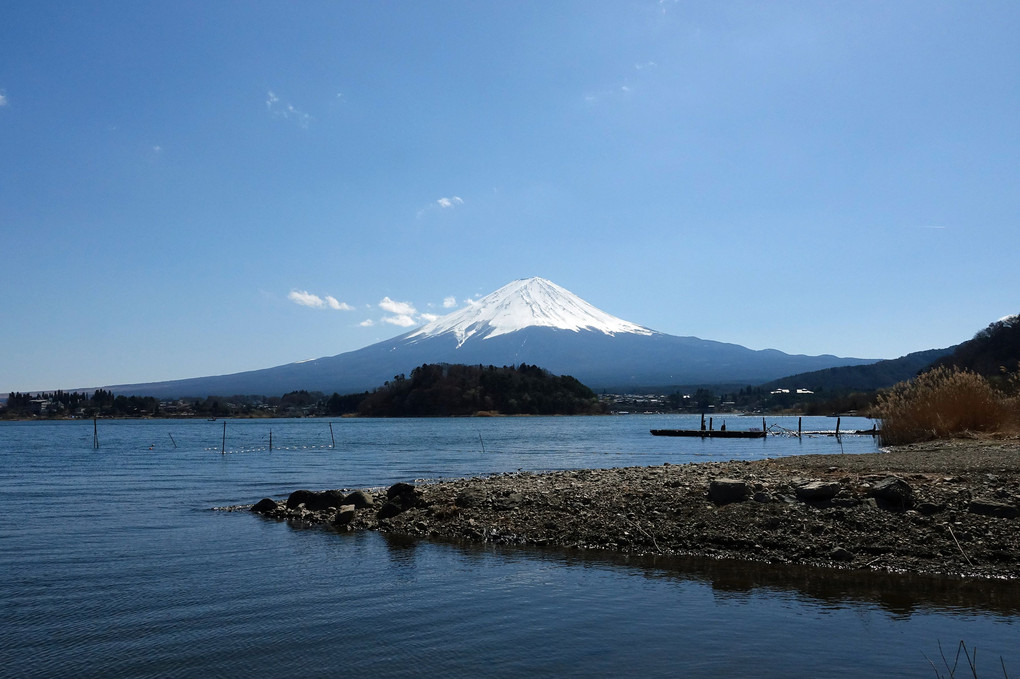 ３月の富士を撮る