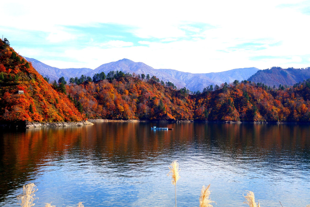奥只見湖の秋彩