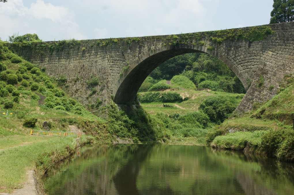 通潤橋⇒五老ヶ滝⇒鮎の瀬大橋