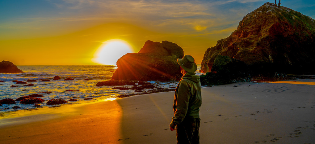 Sunset at Mussel Rock 