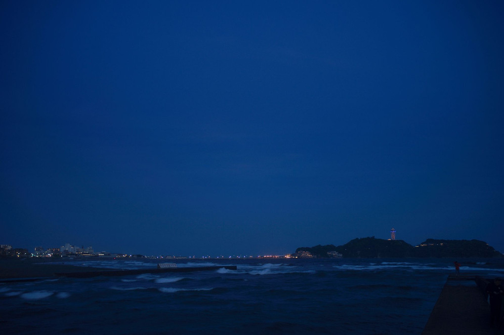 日没の江ノ島