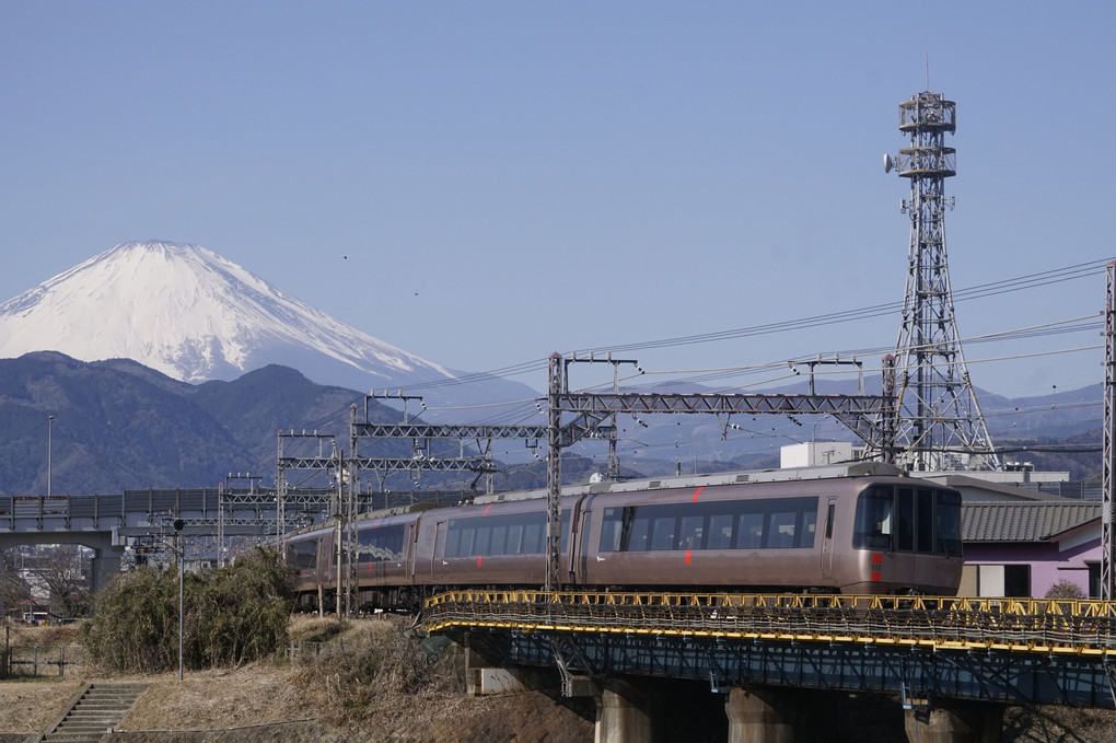 小田急と富士山