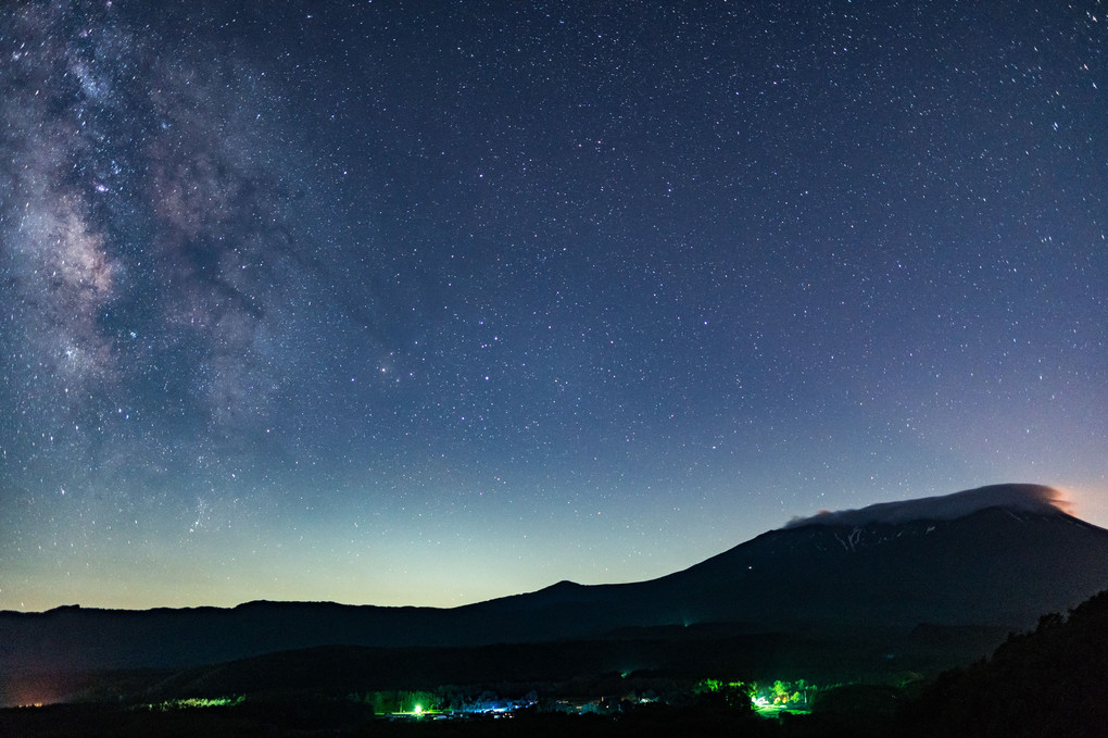 AM0:00 木曽の夜空