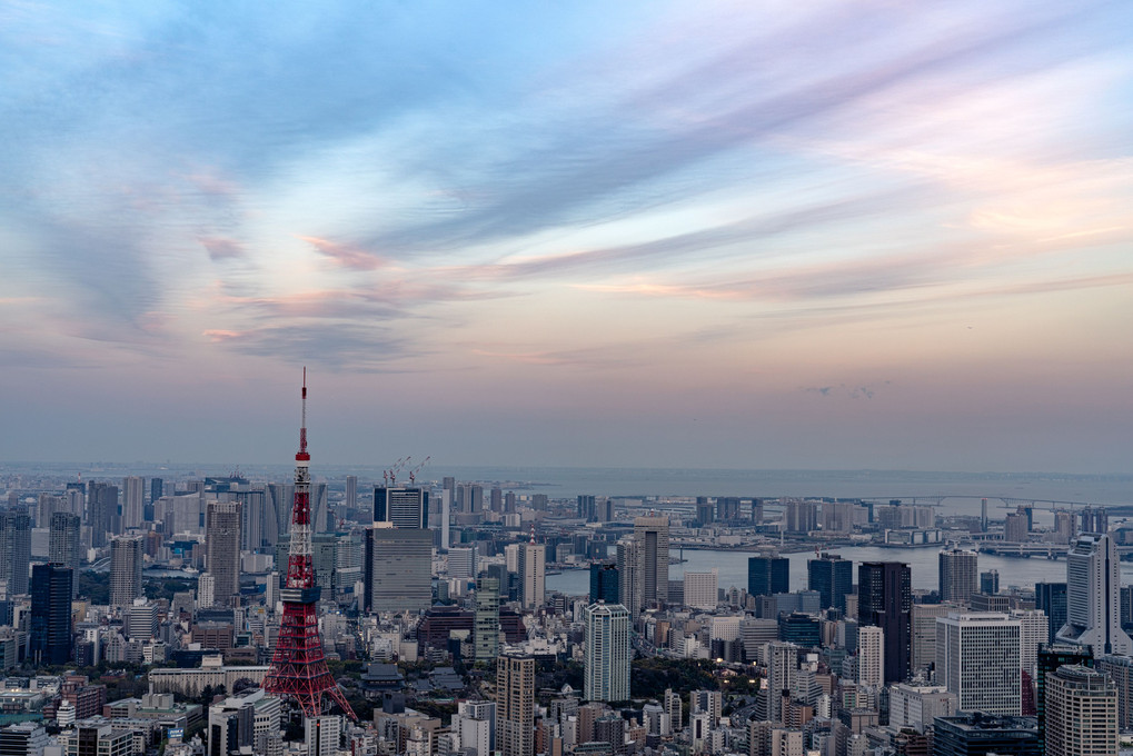 虹色の空