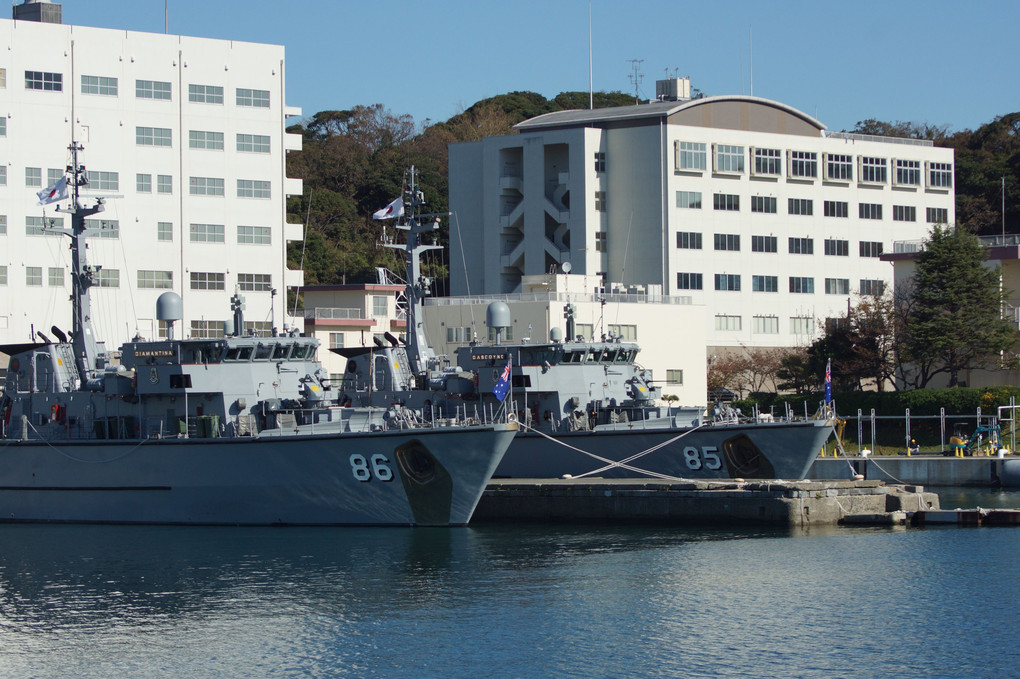 オーストラリア海軍横須賀寄港