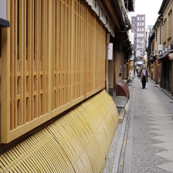 京都、先斗町の静かな時間帯