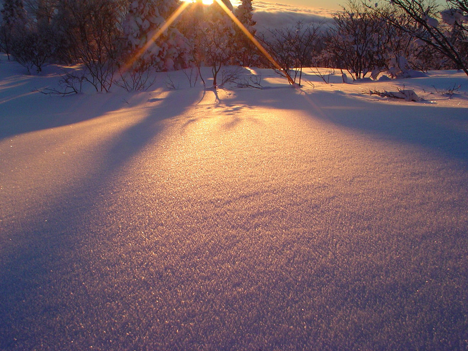 雪と雲海と日の出(11) 