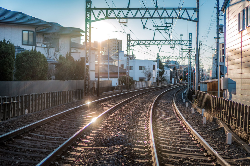 京成線の線路