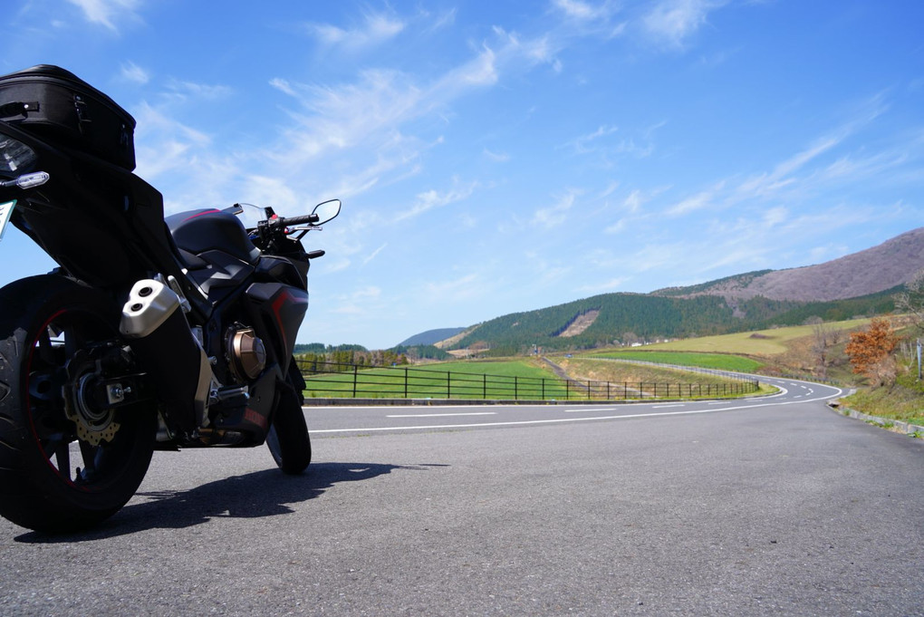 cbr400rと天空のプロムナード