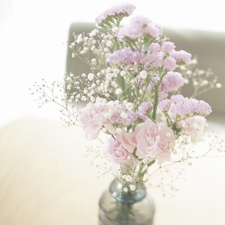 Light color bouquet