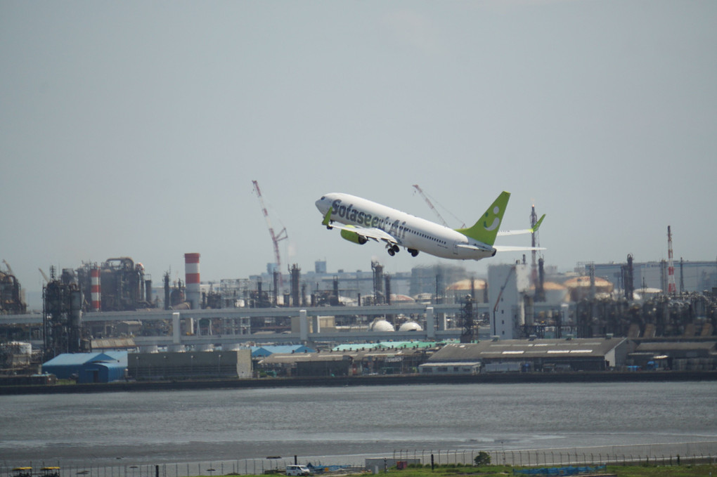 空港は旅行気分