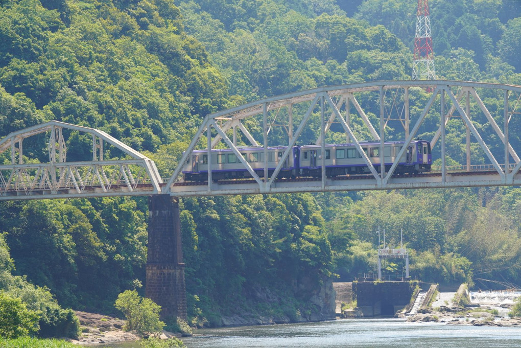 ローカル線(JR関西本線・キハ120形)