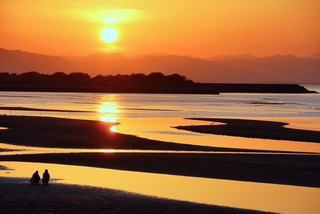 思い出の夕陽