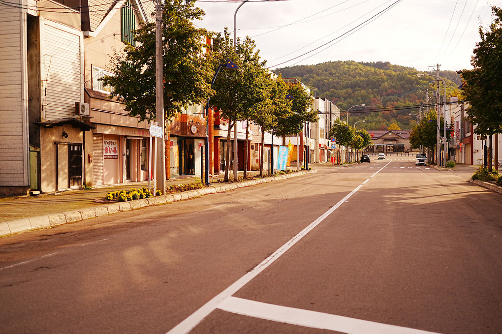 ある駅前の風景