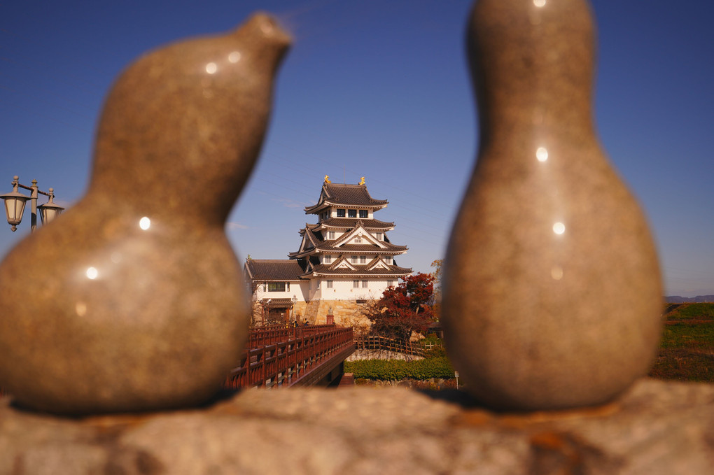 太閤のシンボルひょうたんと墨俣一夜城